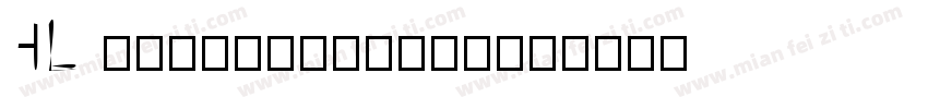 HL BebasneueUni字体转换